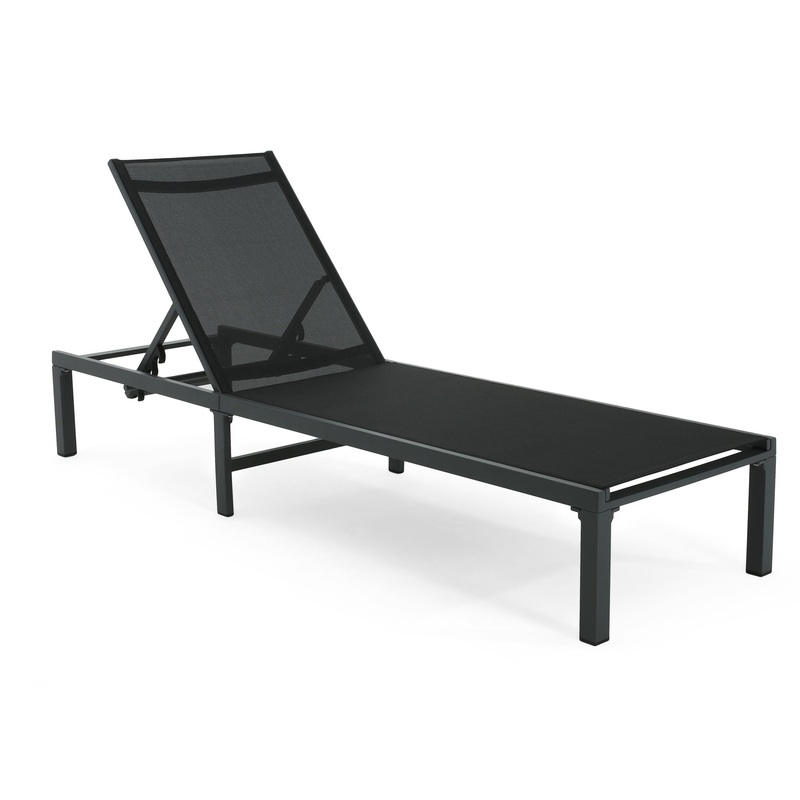 Westport – Outdoor Chaise Lounge (Set of 2) – Black