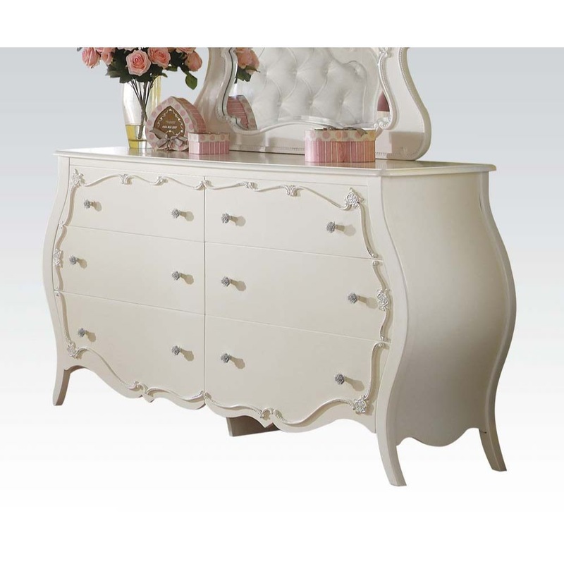 Edalene – Dresser – Pearl White