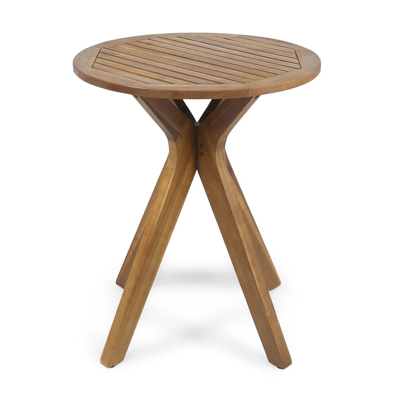 Stamford – Outdoor Bistro Table Acacia Wood X – Base – Teak