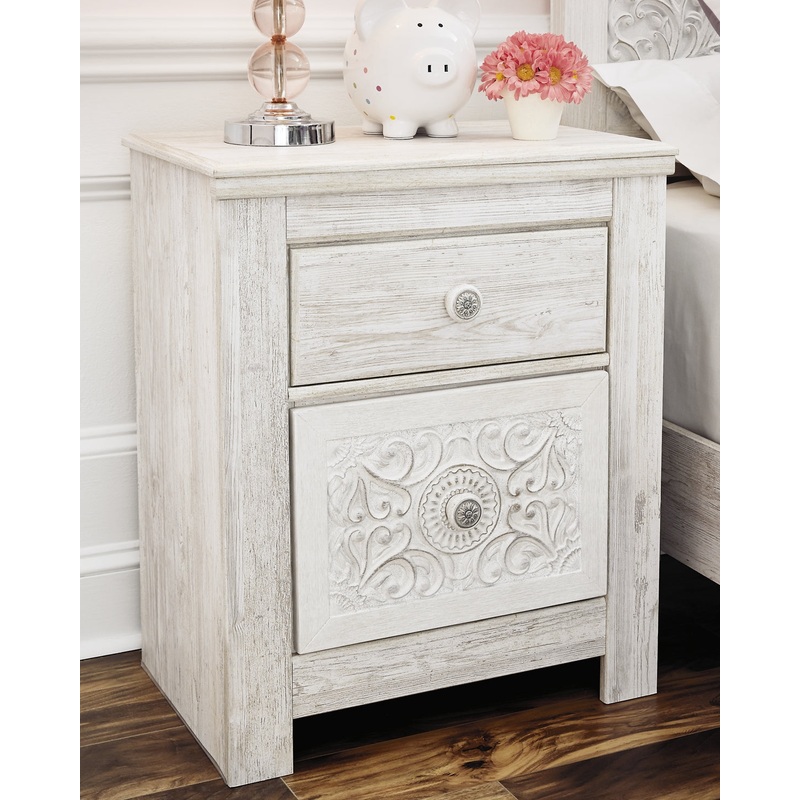 Paxberry Two Drawer Night Stand