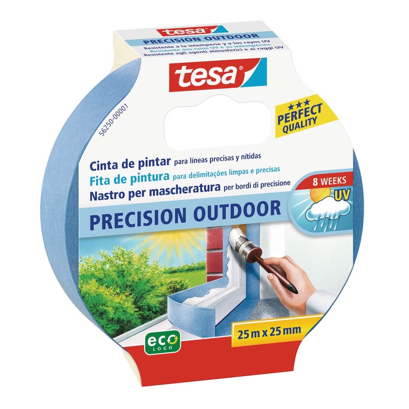 PRECISION OUTDOOR TAPE 25MTX 25MM LIGHT BLUE