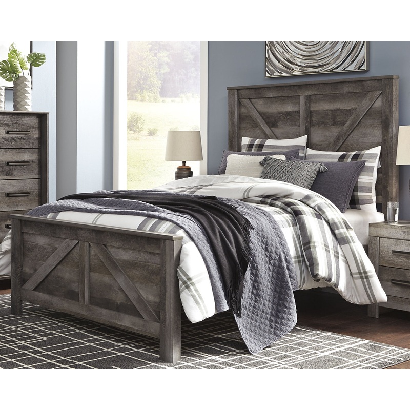 Wynnlow  Crossbuck Panel Bed|Queen|King|Twin|Full