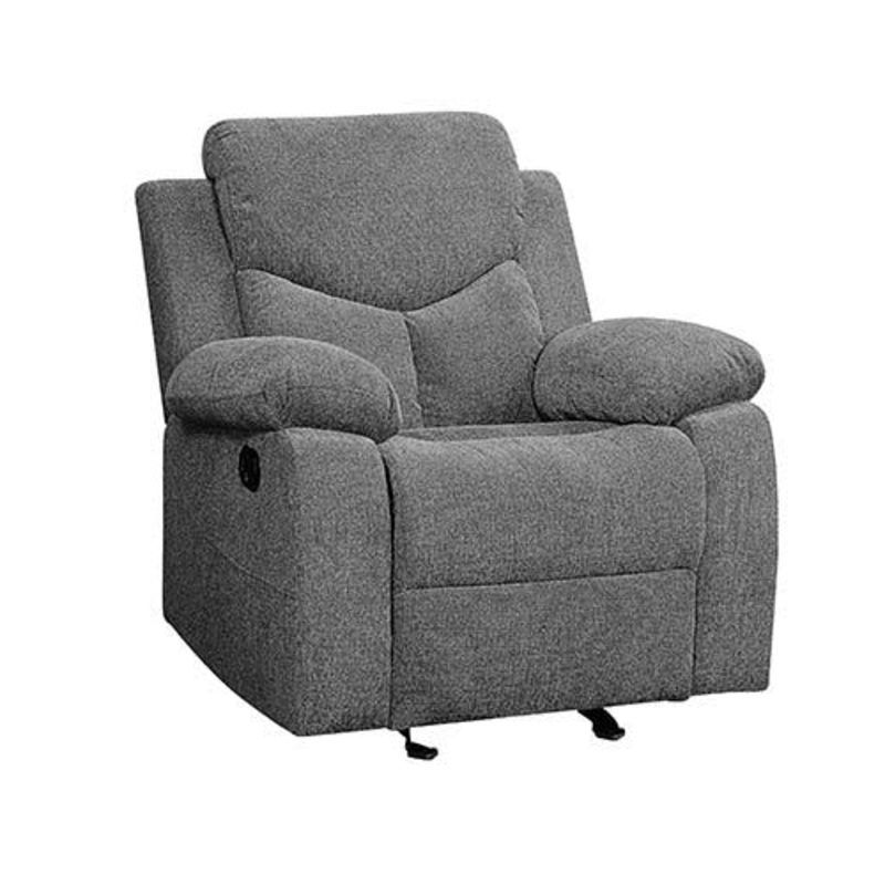 Kalen – Motion Glider Recliner – Gray Chenille