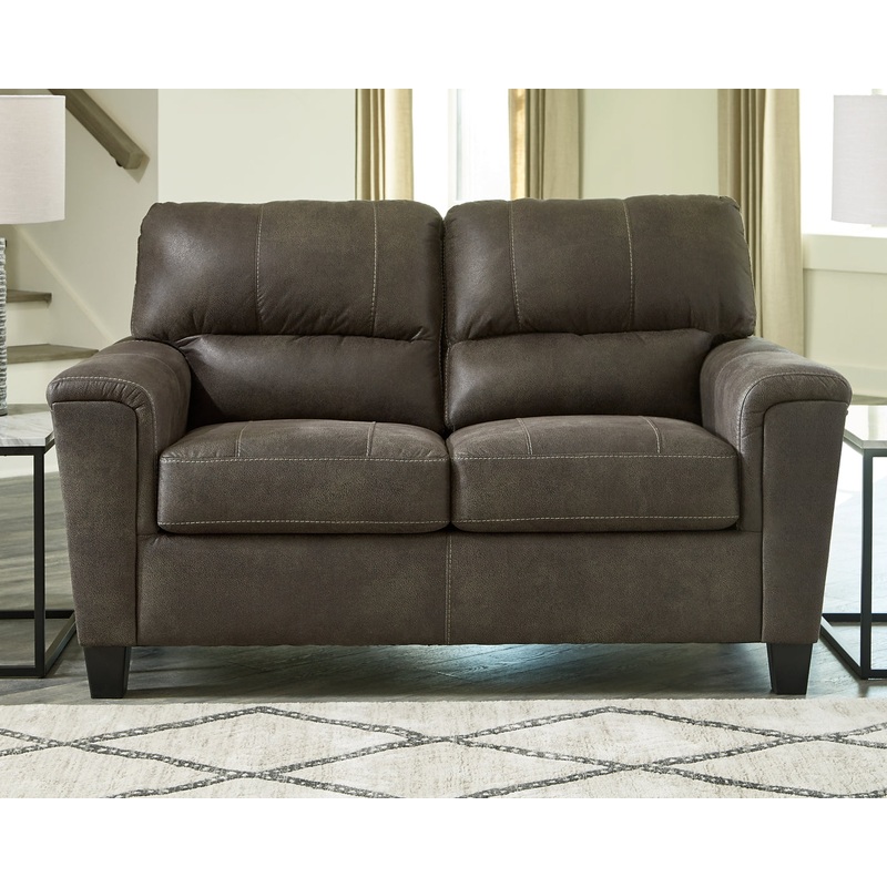 Navi Loveseat|Smoke|Fossil