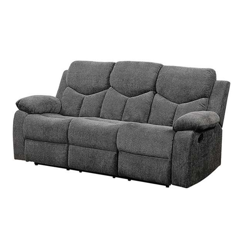 Kalen – Motion Sofa – Gray Chenille