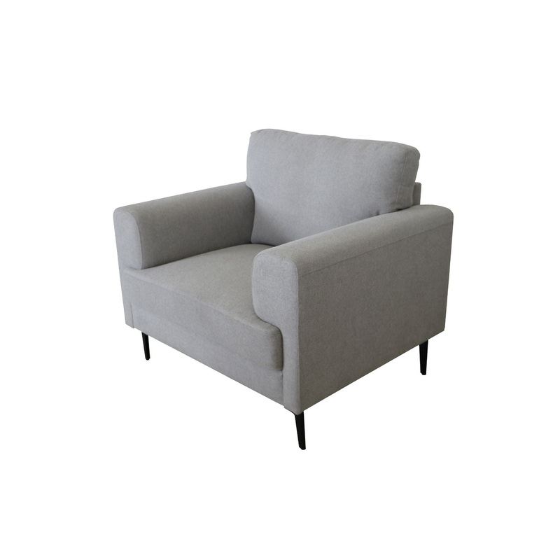 Kyrene – Chair – Light Gray Linen
