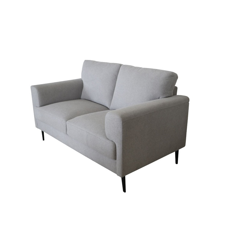 Kyrene – Loveseat – Light Gray Linen