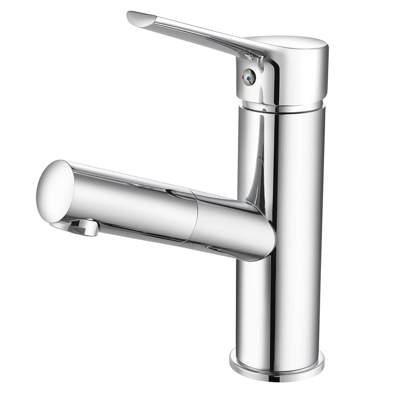 WASHBASIN MIXER WITH PULL-OUT SPRAY – ALISU SERIES