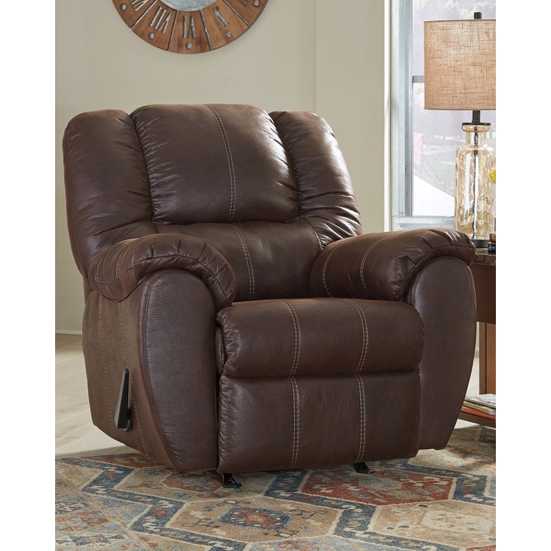 McGann Rocker Recliner|Saddle|Walnut
