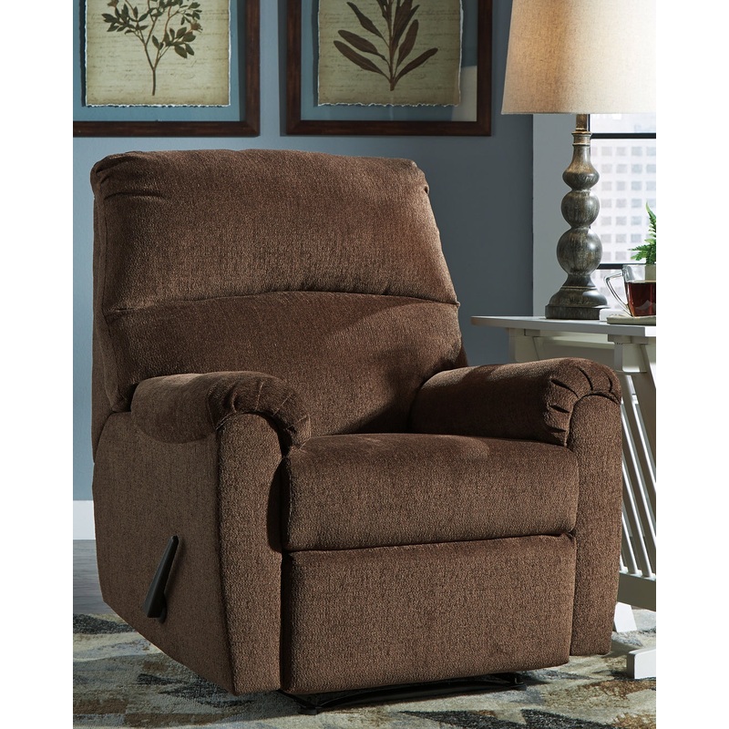 Nerviano Zero Wall Recliner|Chocolate|Gray|Mocha