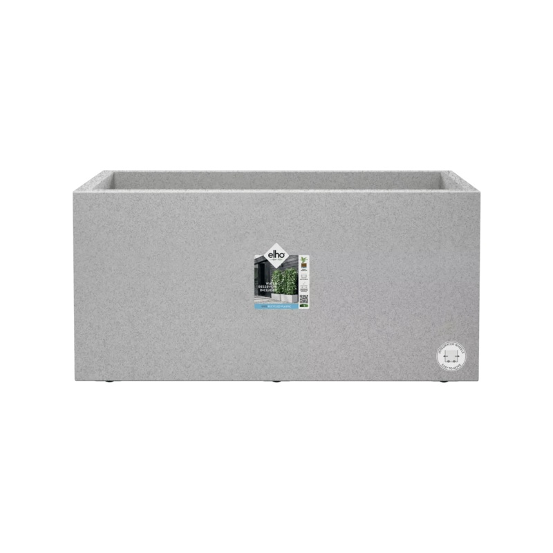 VASE VIVO NEXT LONG 60 CONCRETE, WITH WHEELS AND WATER RESERVE