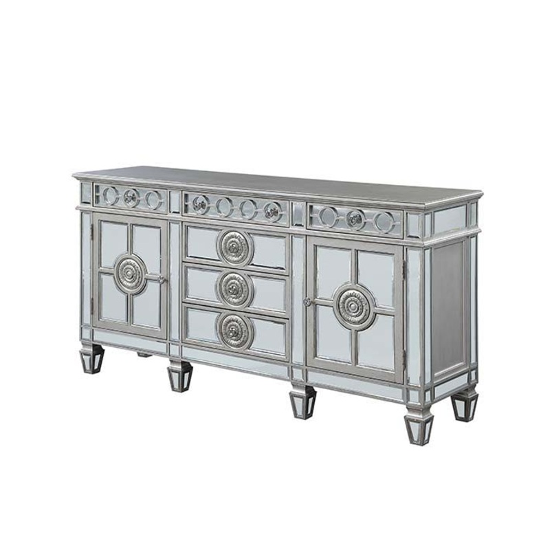 Varian – 36 Server – Mirrored & Antique Platinum
