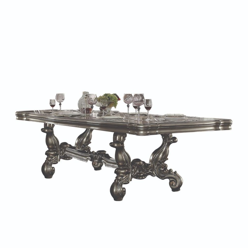 Versailles – 32 Dining Table – Antique Platinum
