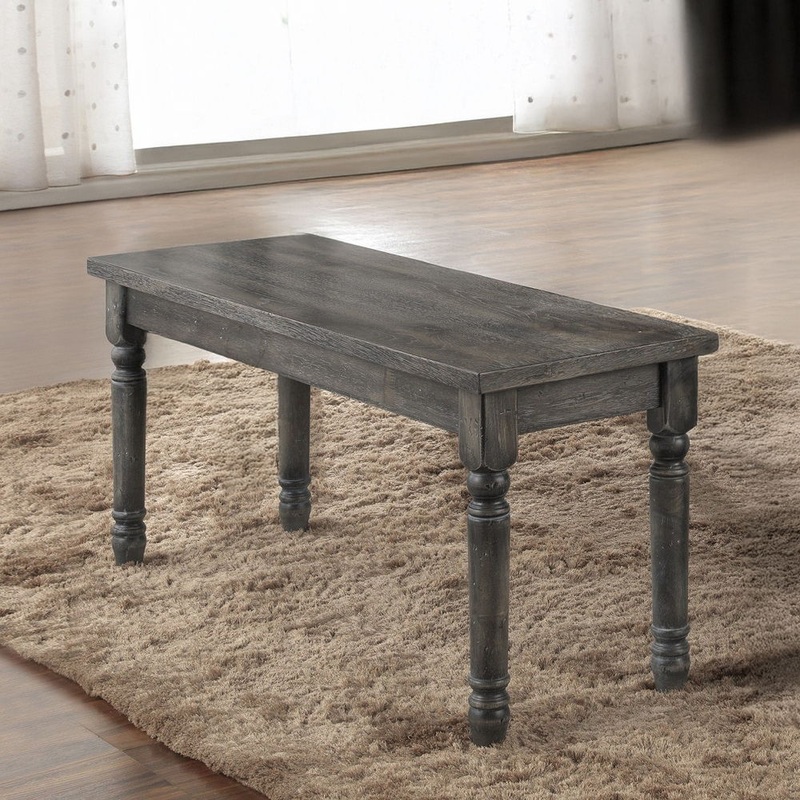 Wallace – Bench – Weathered Gray