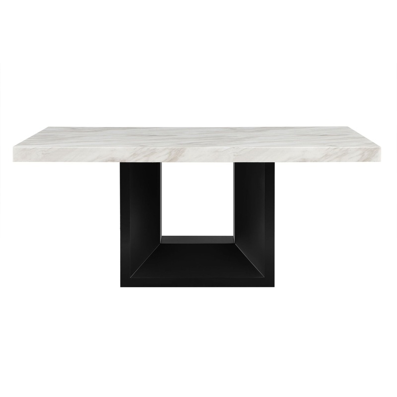 D02 – Dining Table – Black / White