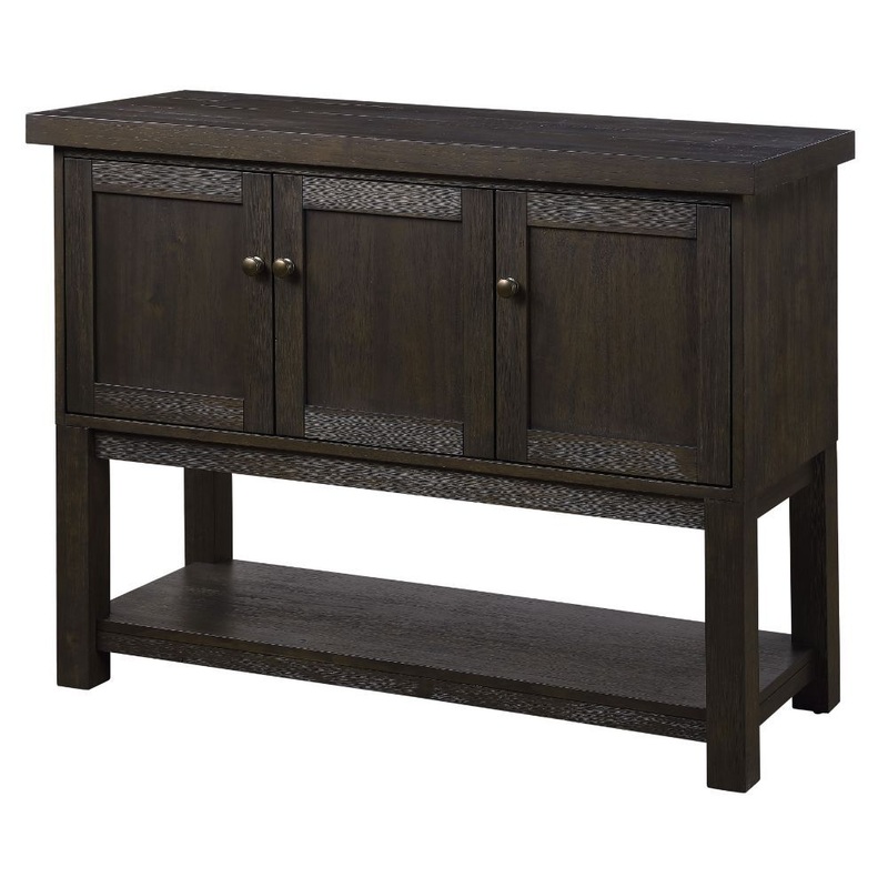 Haddie – Server – Distressed Walnut