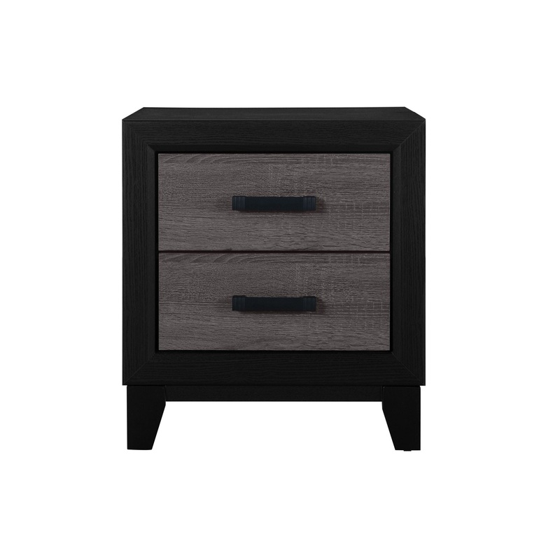 Lisbon – Nightstand – Gray / Black