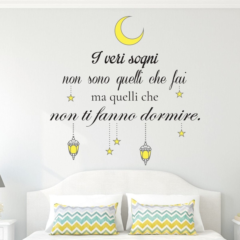 STICKER WORDS UP XL THE REAL DREAMS 47X67 CM