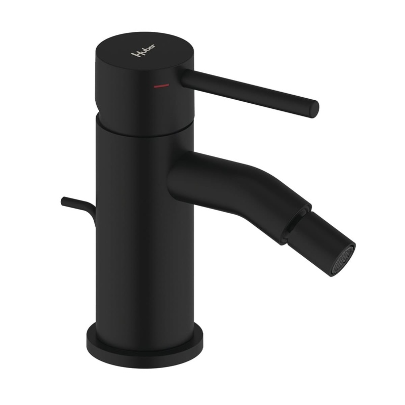 TAYRONA BIDET MIXER WITH MATTE BLACK DRAIN