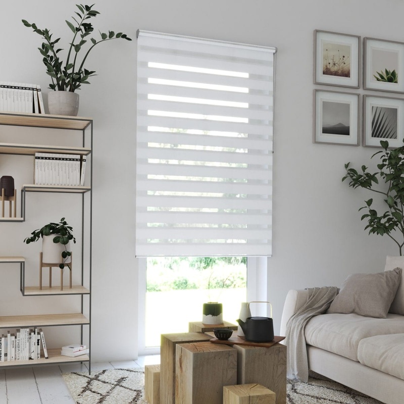 TENDA RULLO NIGHT&DAY  QUEBEC WHITE 200X250 CM