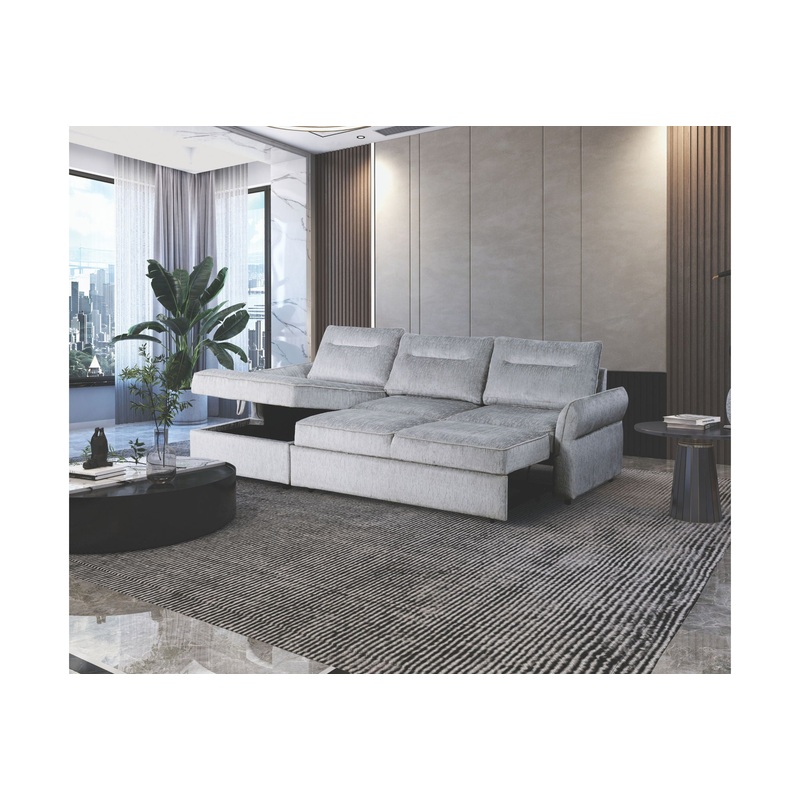 U0301 – Pull Out Sofa Bed – Gray