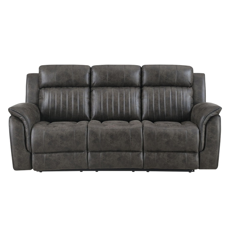 U8517 – Reclining Sofa – Charcoal