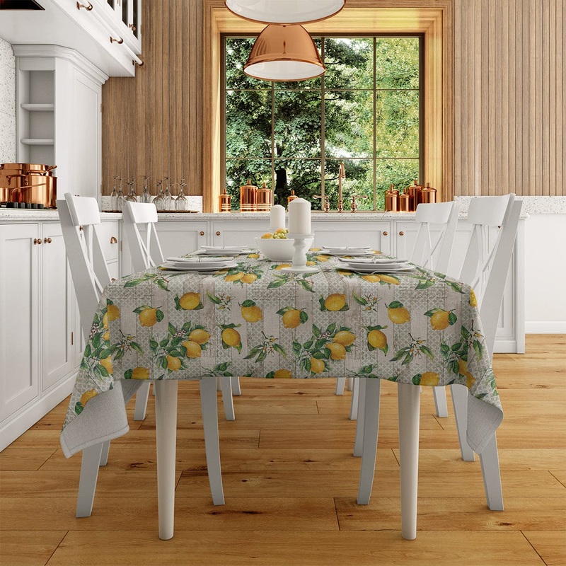 WAXED TABLECLOTH PALERMO 120X160 CM