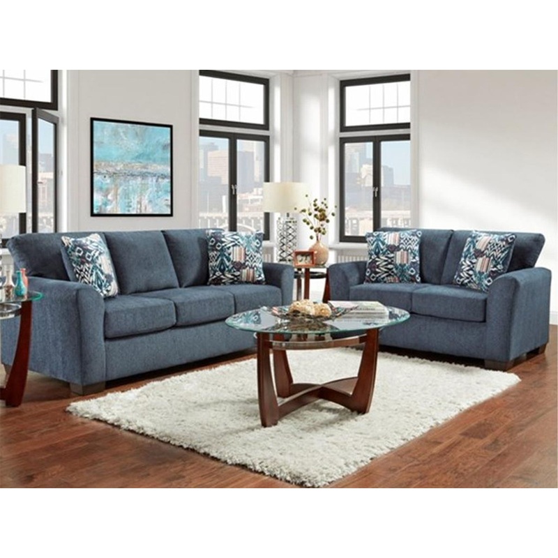 Affordable Allure – Loveseat – Navy