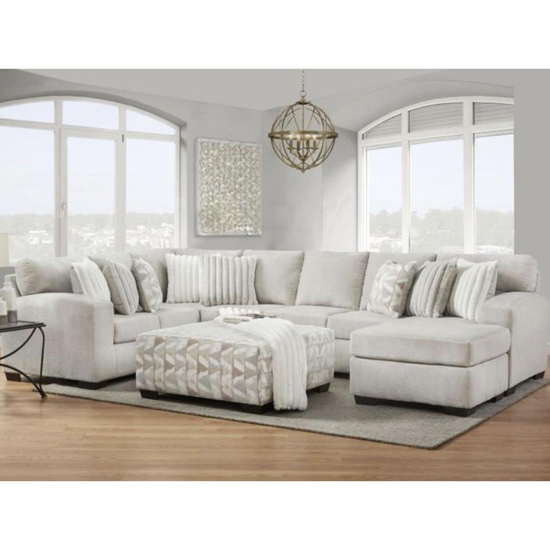 Affordable Posh – Left Arm Facing Sectional – Dove