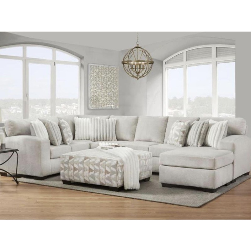 Affordable Posh – Right Arm Facing Sectional – Dove