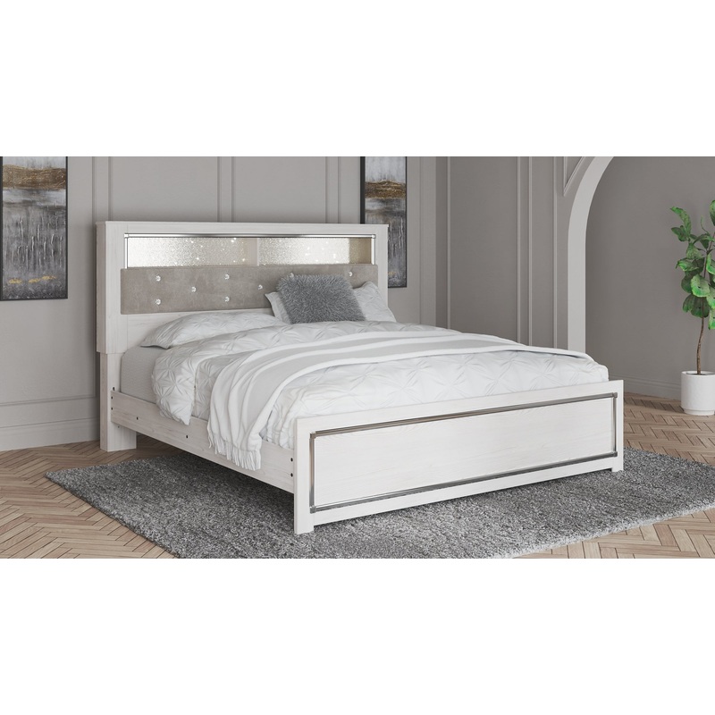 Altyra  Panel Bookcase Bed|Queen|King