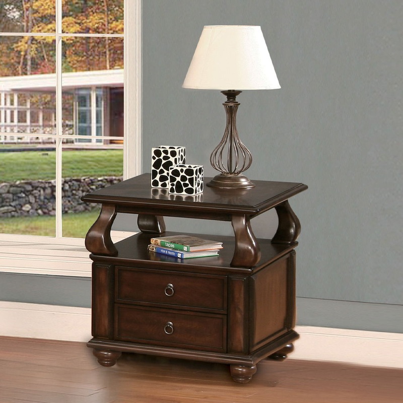 Amado – End Table – Walnut