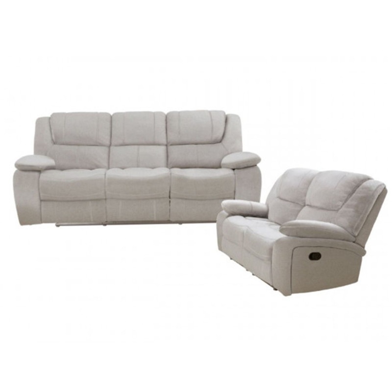 Manwah Aspen – Dual Reclining Loveseat – Latte