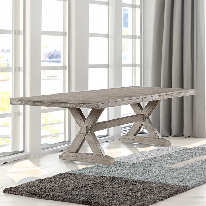 Rocky – Dining Table – Gray Oak