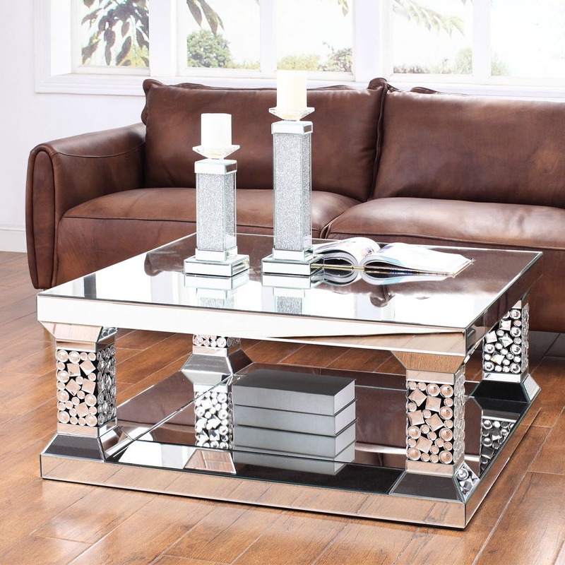 Kachina – Coffee Table – Mirrored & Faux Gems