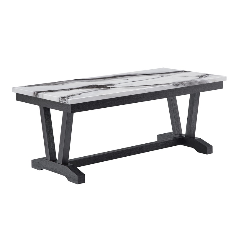 T1319 – Coffee Table – Black / White