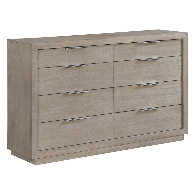 Arcadia – 8-Drawer Dresser|Gray|Dressers|Dresser & Mirror