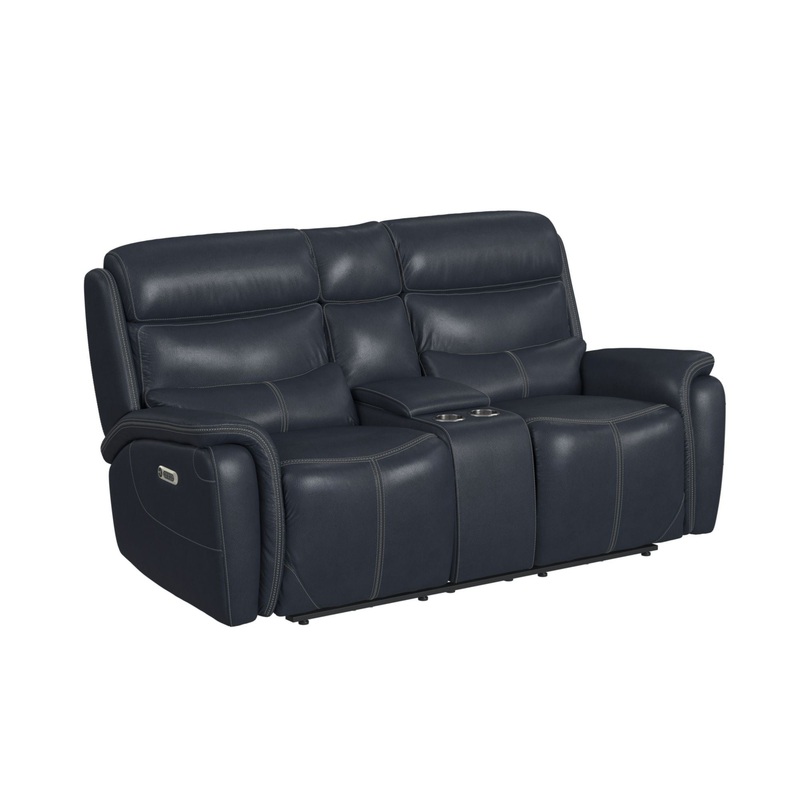 Aruba – Power Motion Loveseat With Power Headrest And Console
