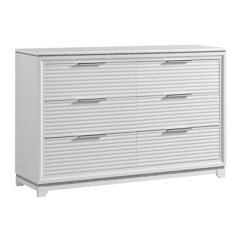 Denmark – 6-Drawer Dresser|White|Dresser & Mirror|Dressers
