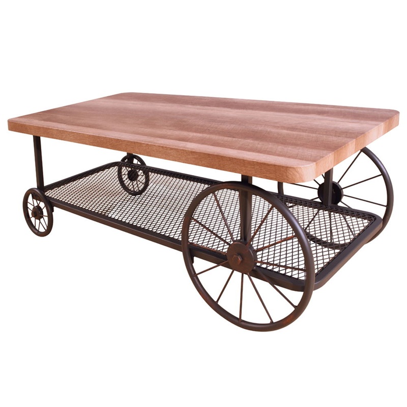 Francie – Coffee Table – Oak & Antique Gray