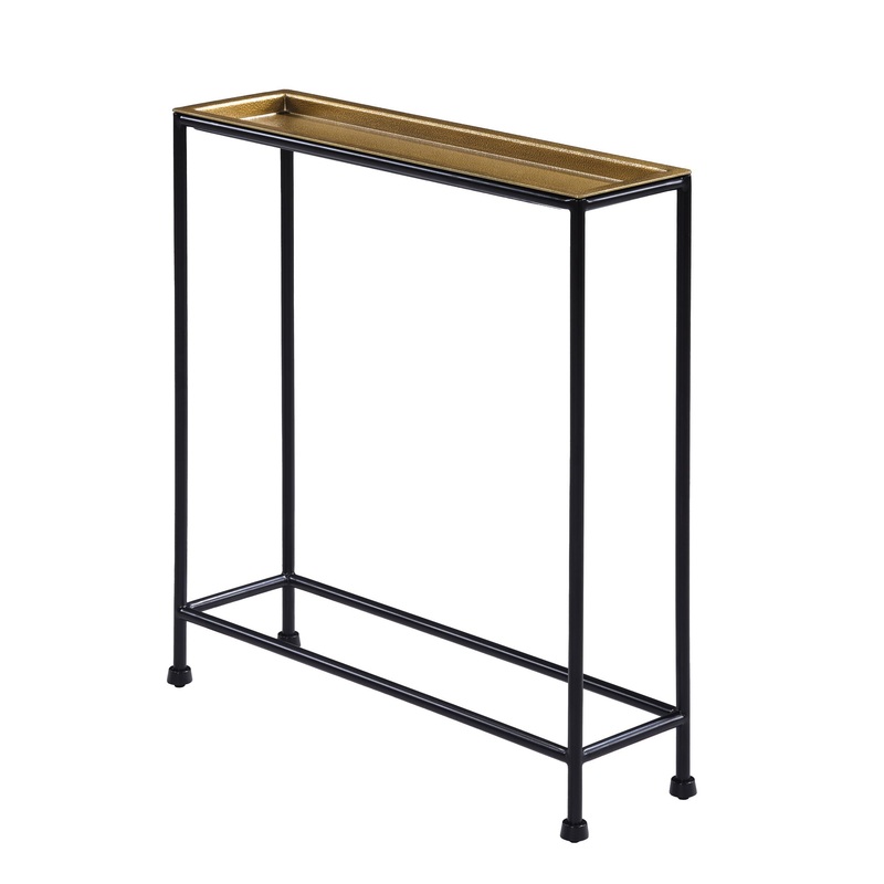 Trenton – Accent Side Table – Antique Bronze