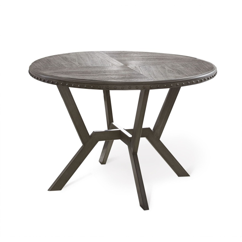 Alamo – Round Dining Table – Dark Gray