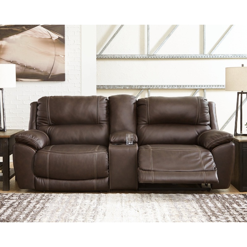 Dunleith 3-Piece Power Reclining Loveseat with Console