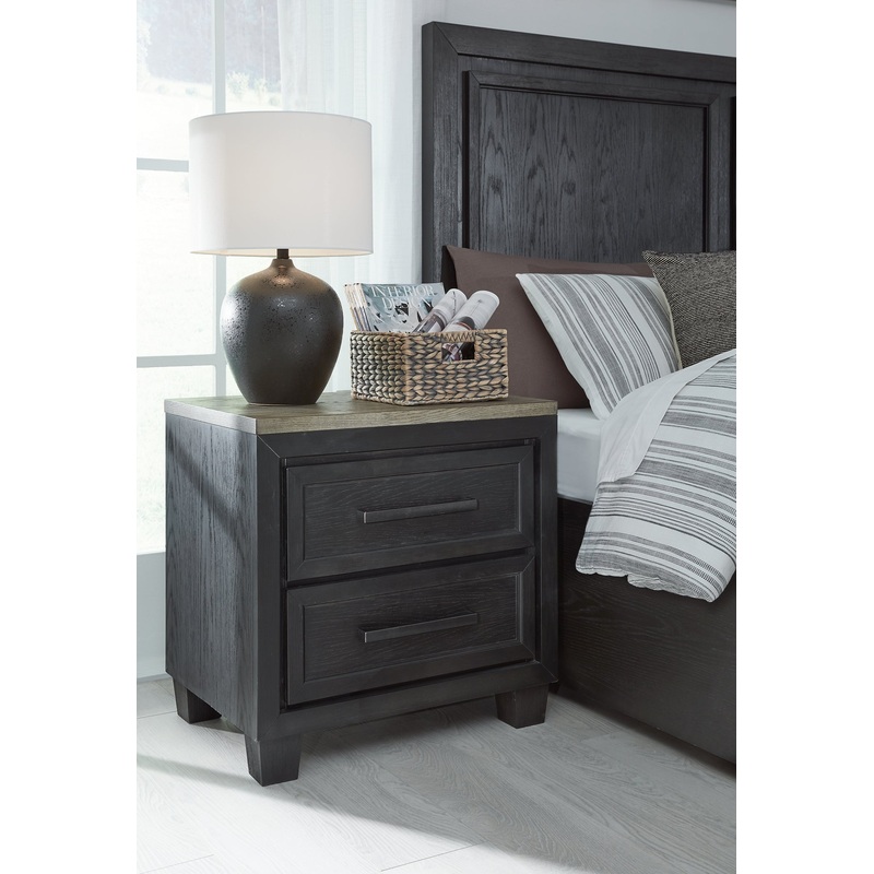 Foyland Two Drawer Night Stand