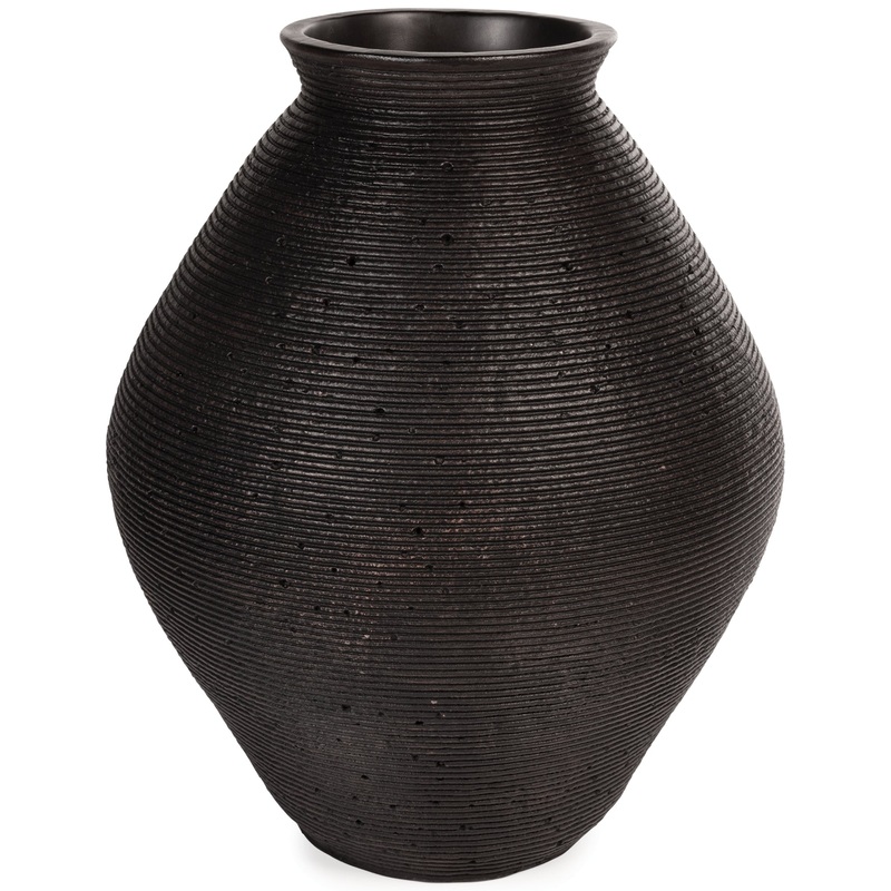 Hannela Vase|Antique Brown|Antique Tan