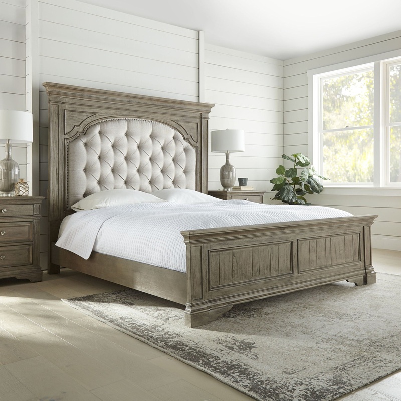 Highland – Bed|Light Brown|White|Queen|King