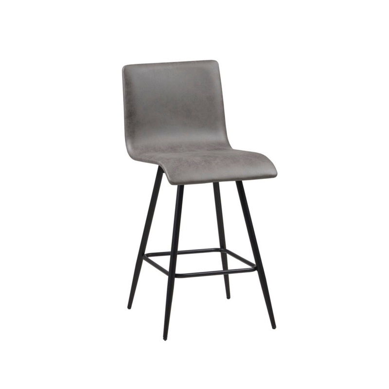 Swivel Counter Stool – Gray