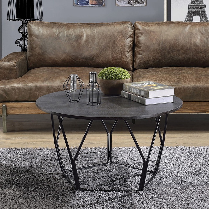 Sytira – Coffee Table – Espresso & Black
