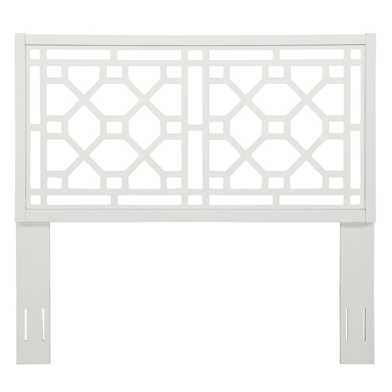 Tabor – Chippendale Headboard|White|King|Queen