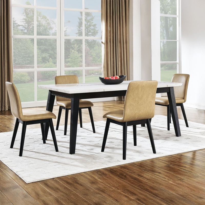 Vida – Dining Table Set|Light Brown|7 Pc. Table, 6 Chairs|6 Pc. Table, 4 Chairs, Bench|5 Pc. Table, 4 Chairs